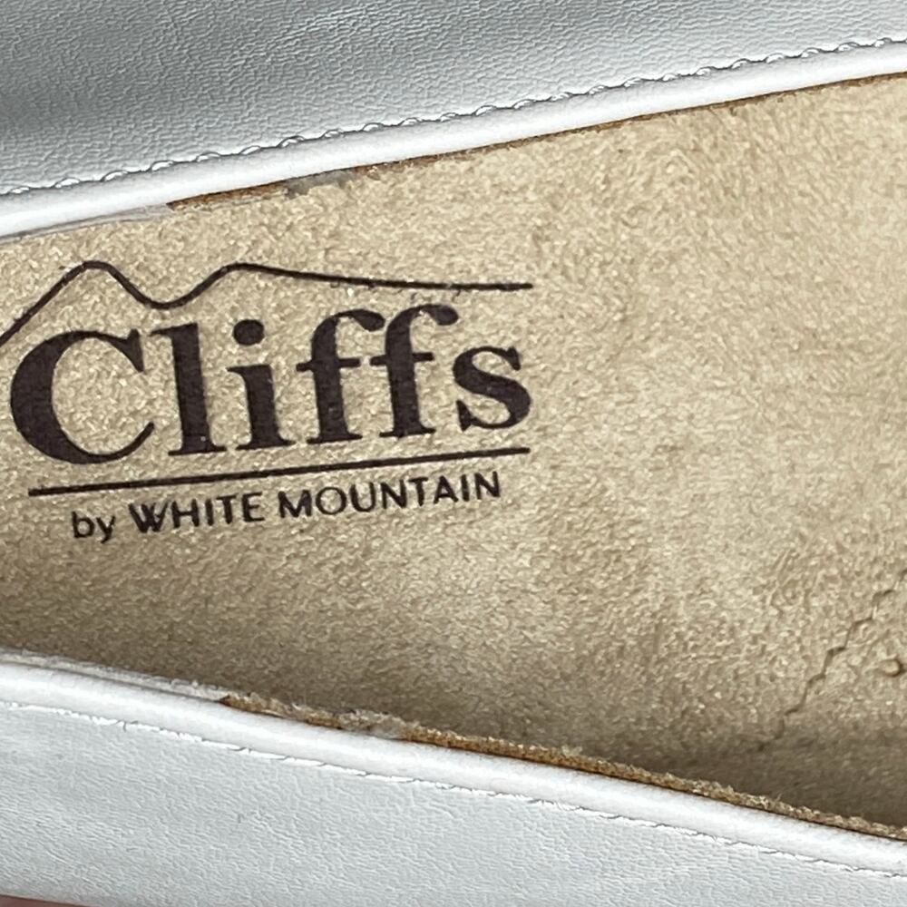 Cliffs by White Mountain Clara White Ballet Flat Womens Size 11 - Picture 7 of 8